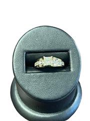 Lady's Diamond Engagement Ring 9 Diamonds .74 Carat T.W. 14K Yellow Gold 2dwt